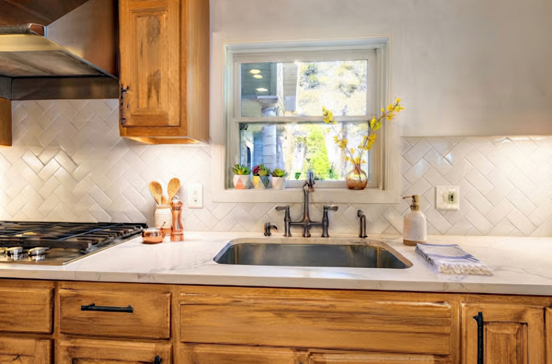 Remodeled kitchen